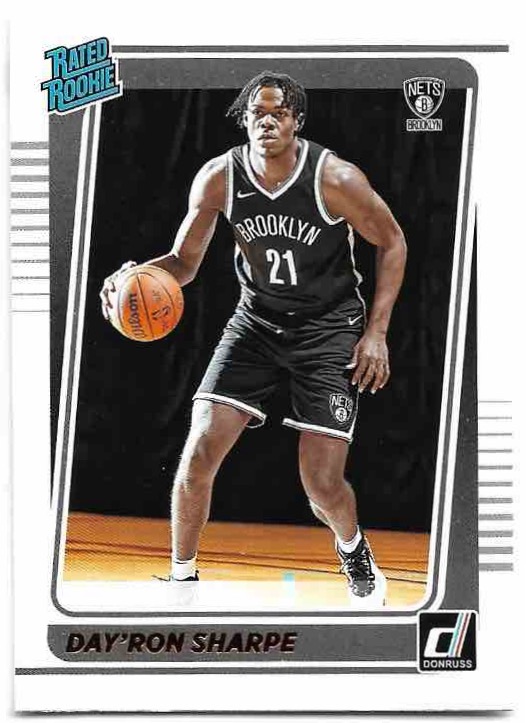 Rated Rookie DAY'RON SHARPE 21-22 Panini Donruss Basketball