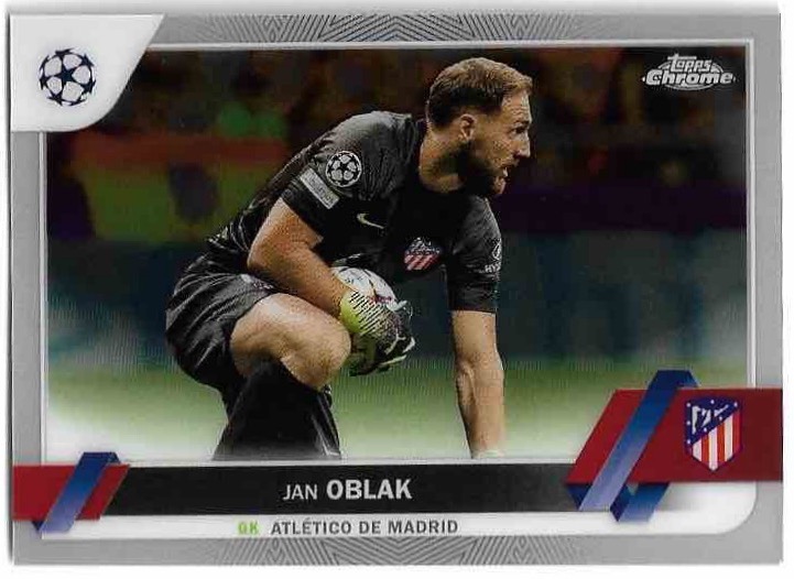 JAN OBLAK 22-23 Topps Chrome UEFA CC