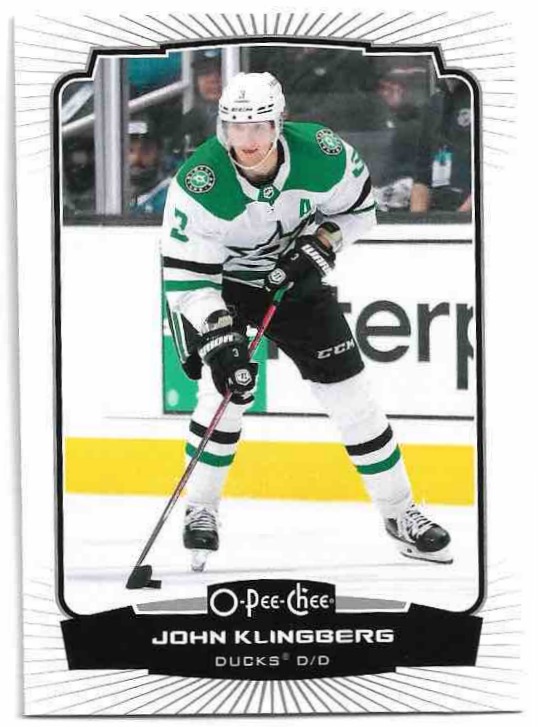 JOHN KLINGBERG 22-23 UD O-Pee-Chee OPC