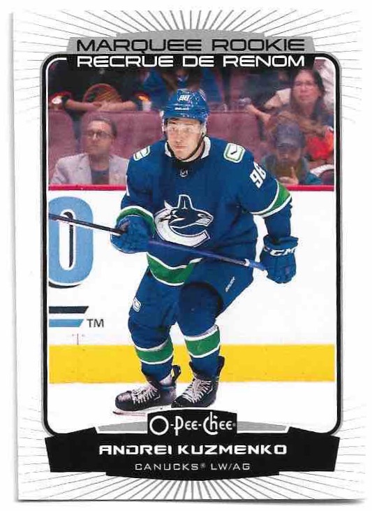 Marquee Rookie ANDREI KUZMENKO 22-23 UD O-Pee-Chee OPC