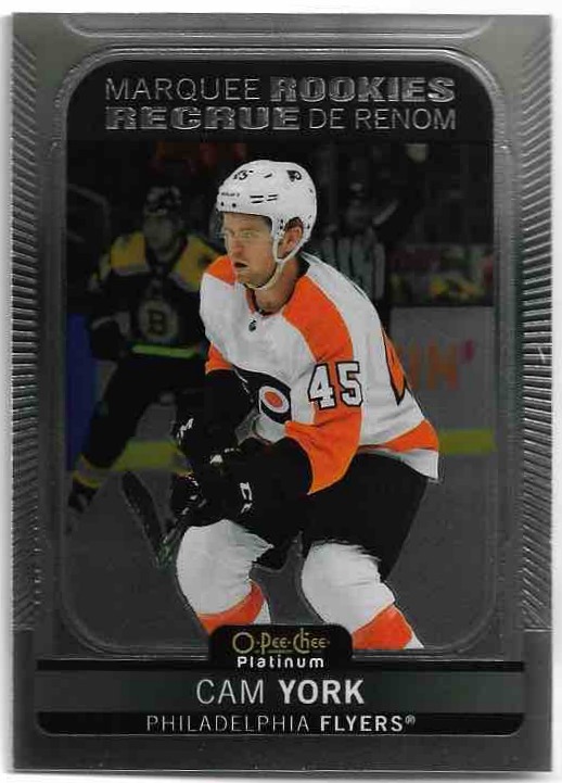 Marquee Rookie CAM YORK 21-22 UD O-Pee-Chee OPC Platinum