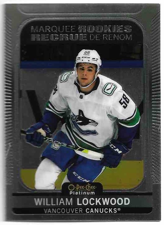 Marquee Rookie WILLIAM LOCKWOOD 21-22 UD O-Pee-Chee OPC Platinum
