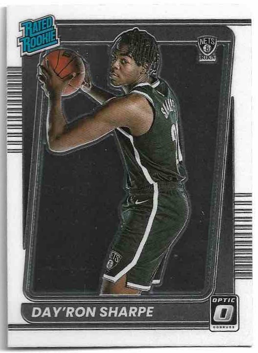 Rated Rookie DAY'RON SHARPE 21-22 Panini Donruss Optic Basketball