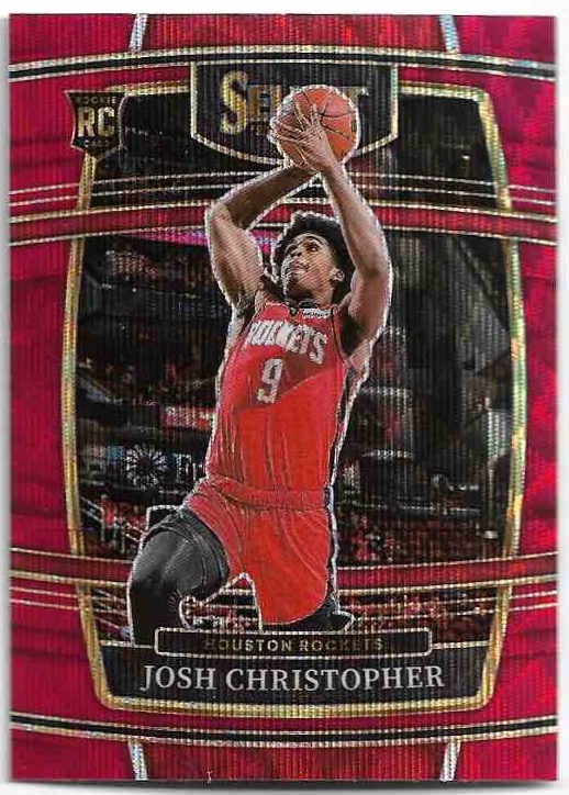 Rookie Red Wave Concourse JOSH CHRISTOPHER 21-22 Panini Select Basketball