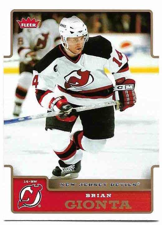 BRIAN GIONTA 06-07 Fleer Hockey