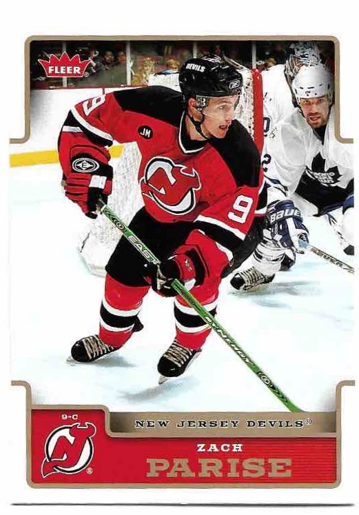 ZACH PARISE 06-07 Fleer Hockey (second year)