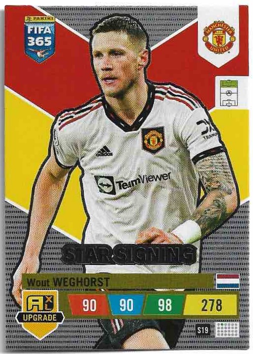 Star Signing WOUT WEGHORST 2023 Panini FIFA 365