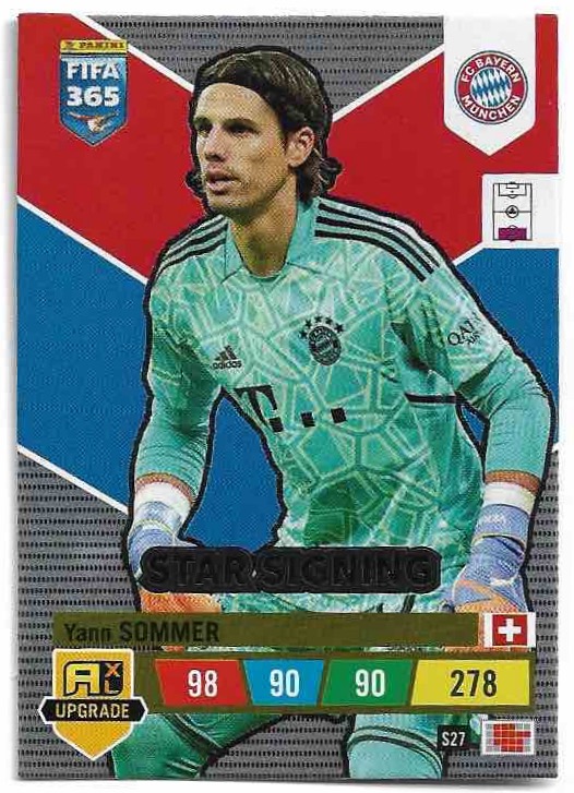 Star Signing YANN SOMMER 2023 Panini FIFA 365