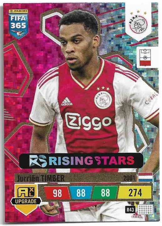 Rising Stars JURRIEN TIMBER 2023 Panini FIFA 365