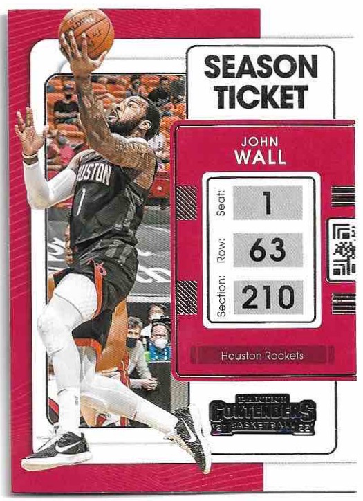 JOHN WALL 21-22 Panini Contenders Basketball