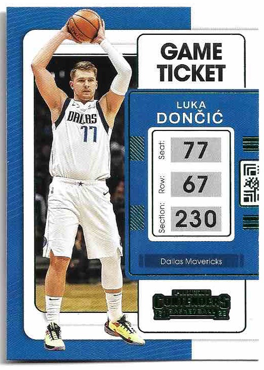 Green LUKA DONCIC 21-22 Panini Contenders Basketball