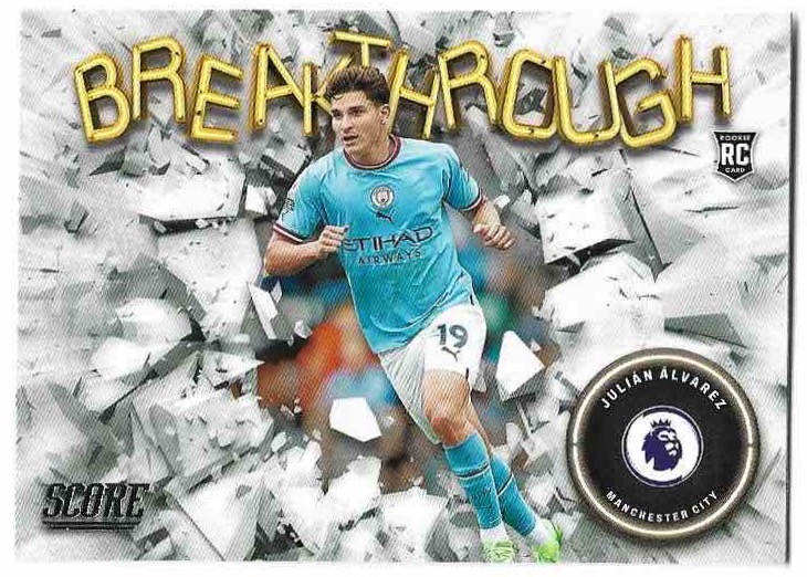 Rookie Breaktrough JULIAN ALVAREZ 22-23 Panini Score Premier League