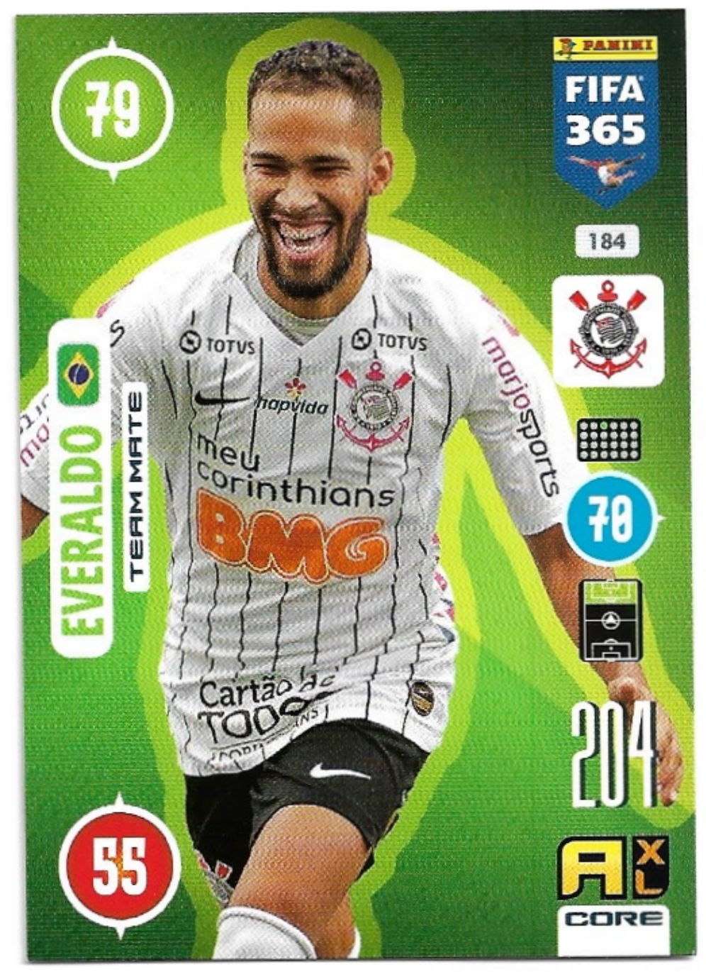EVERALDO 2021 Panini FIFA 365