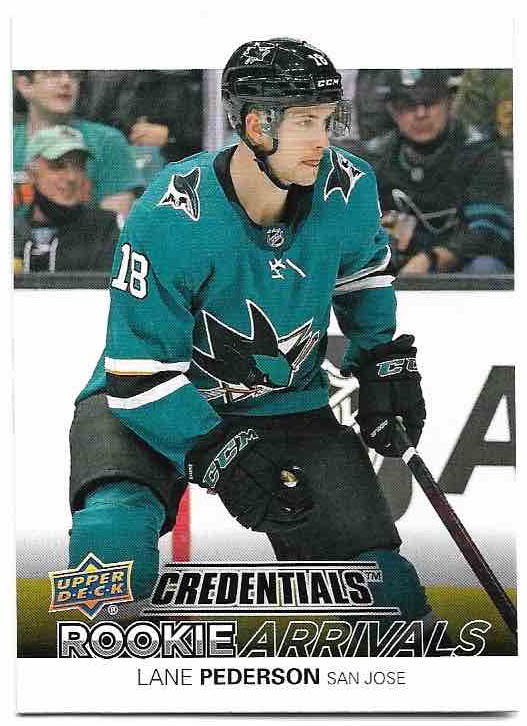 Rookie Arrivals LANE PEDERSON 21-22 UD Credentials