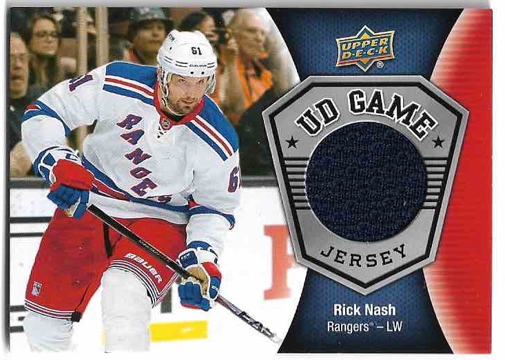 UD Game Jersey RICK NASH 16-17 UD Series 1