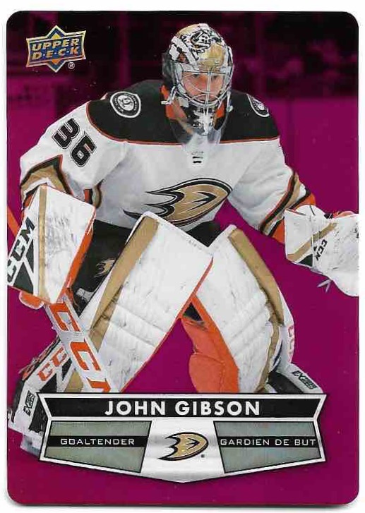 Red Die-Cut JOHN GIBSON 21-22 Tim Hortons Collector's Series
