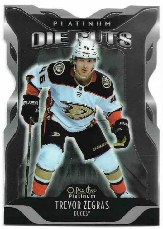 Rookie Platinum Die Cuts TREVOR ZEGRAS 21-22 UD O-Pee-Chee OPC Platinum