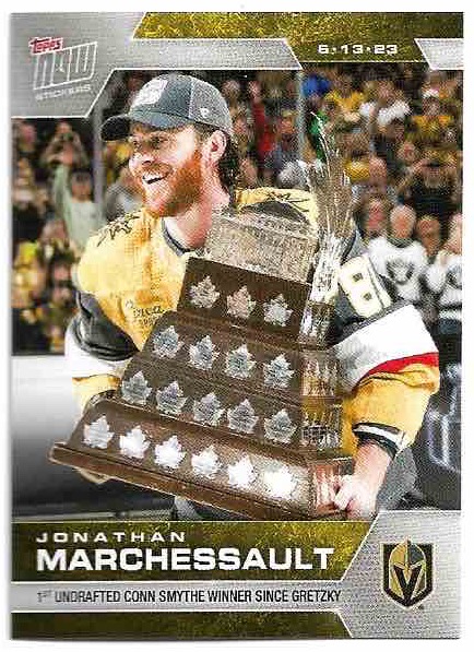 Conn Smythe Winner JONATHAN MARCHESSAULT 22-23 Topps Now /453
