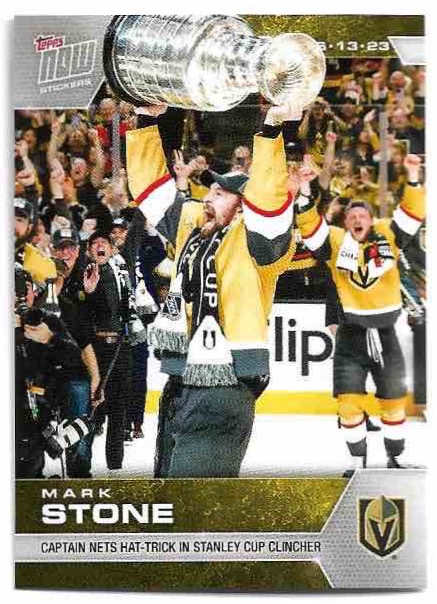 Captain Hat-Trick MARK STONE 22-23 Topps Now /408