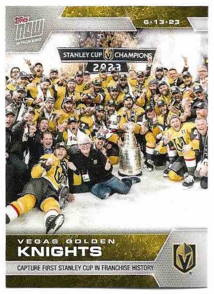 First Stanley Cup VEGAS GOLDEN KNIGHTS 22-23 Topps Now /1018