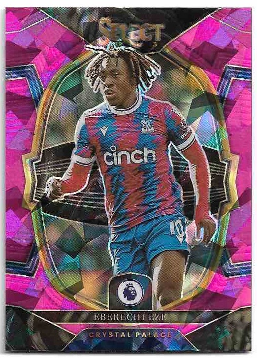 Pink Ice Prizm Terrace EBRECHI EZE 22-23 Panini Select Premier League