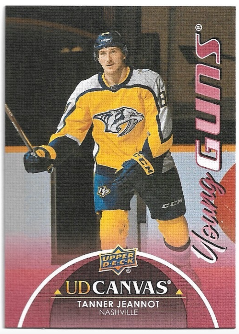 UD Canvas Young Guns TANNER JEANNOT 21-22 UD Series 1