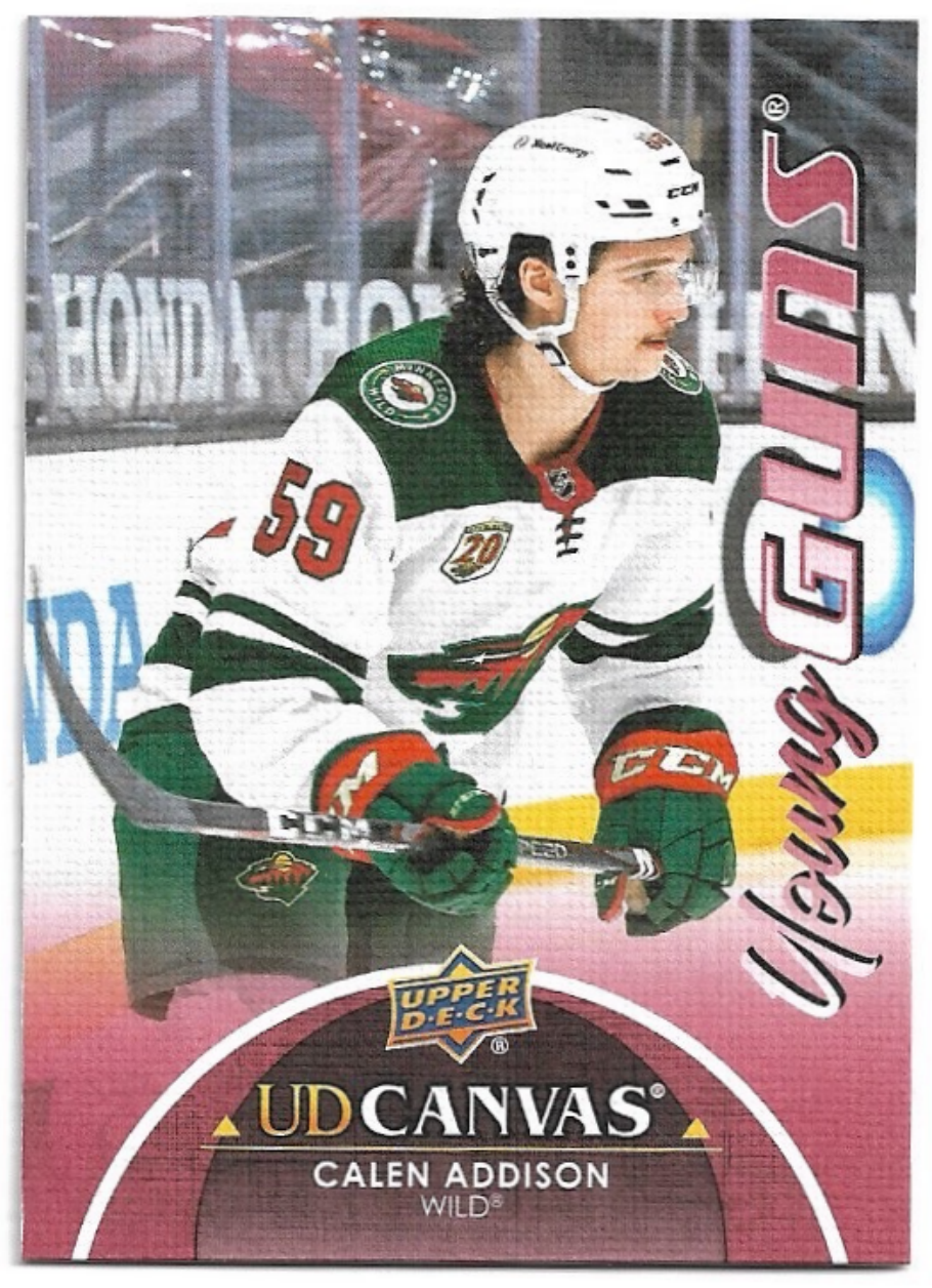 UD Canvas Young Guns CALEN ADDISON 21-22 UD Series 1