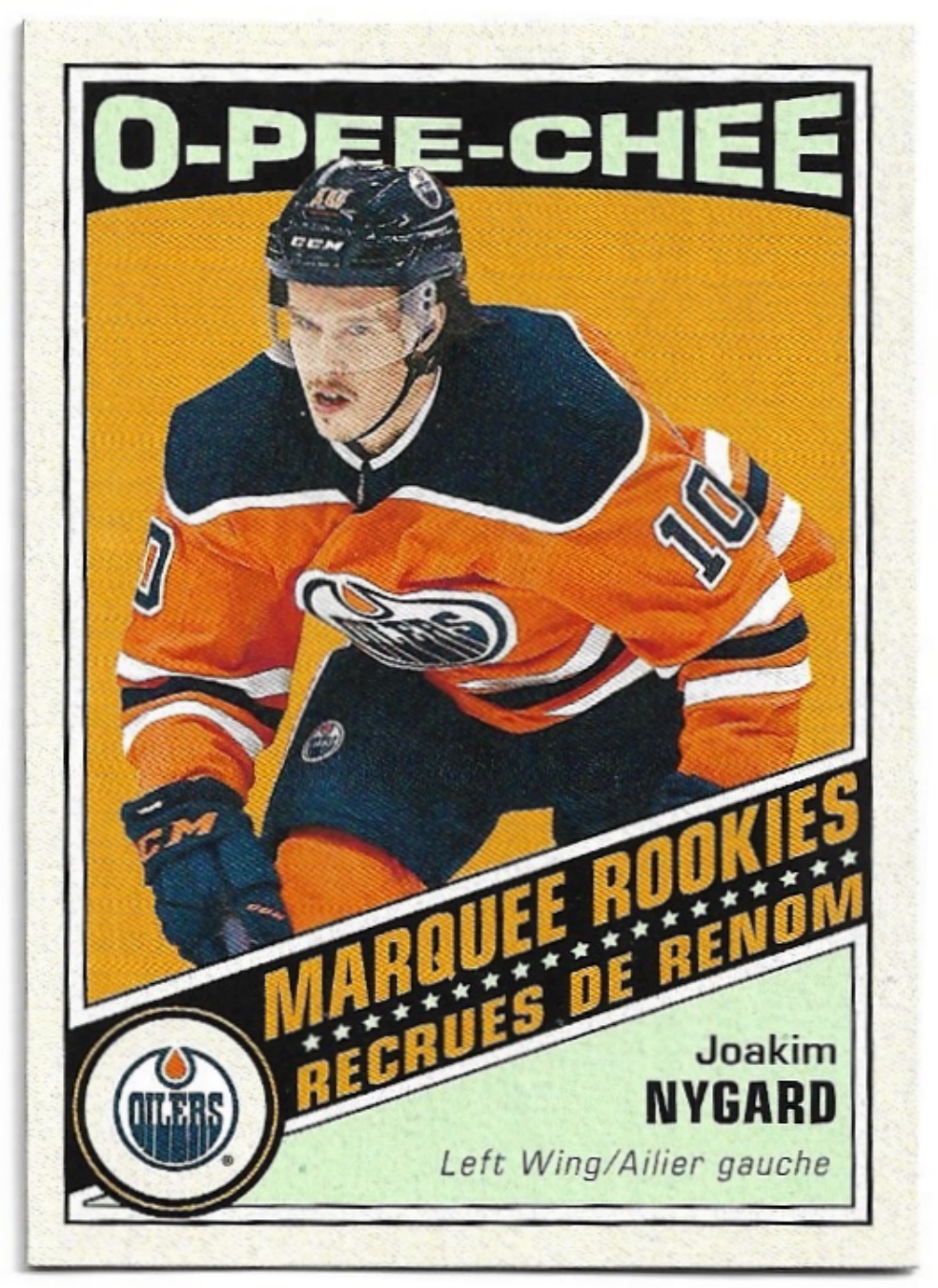 Update Marquee Rookies Retro JOAKIM NYGARD 19-20 UD O-Pee-Chee OPC
