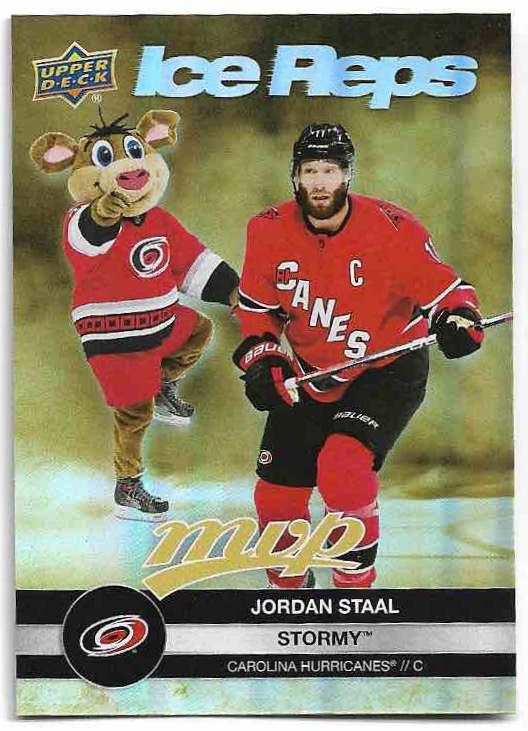 Gold Ice Reps JORDAN STAAL/STORMY 23-24 UD MVP