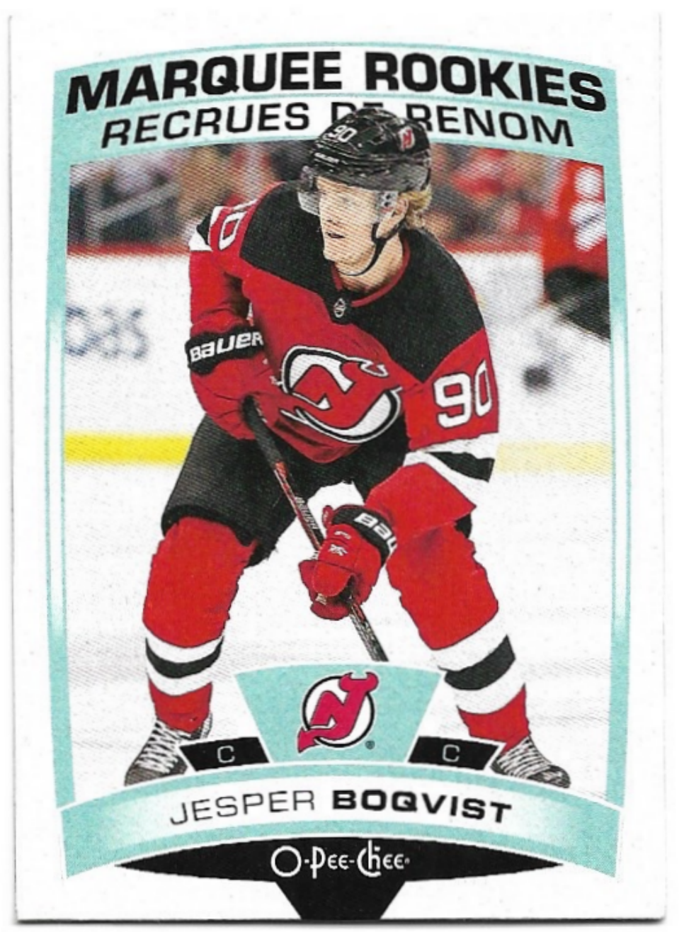 Update Marquee Rookies JESPER BOQVIST 19-20 UD O-Pee-Chee OPC