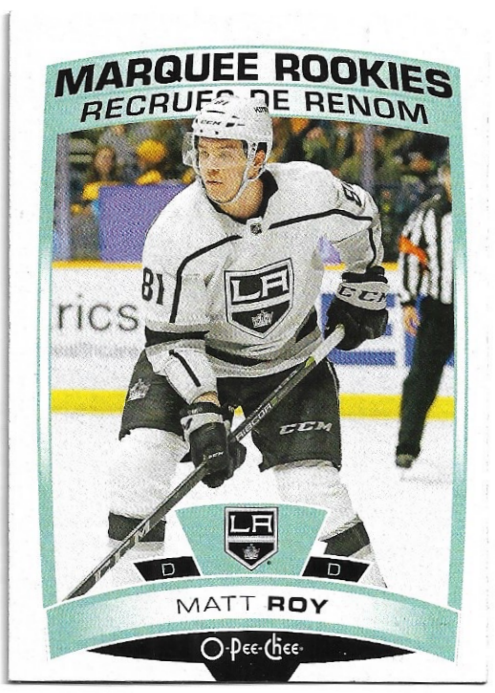 Marquee Rookies MATT ROY 19-20 UD O-Pee-Chee OPC