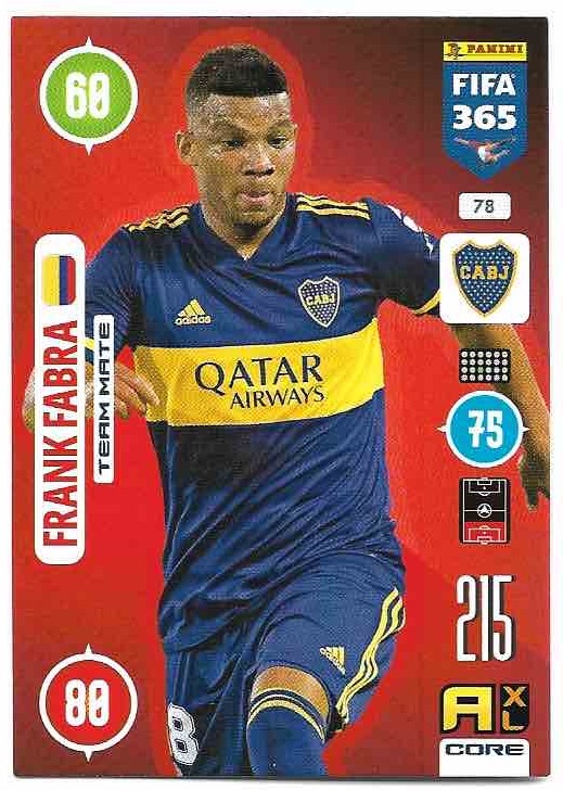 FRANK FABRA 2021 Panini FIFA 365
