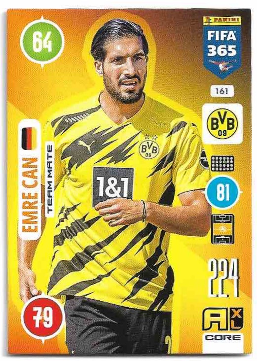 EMRE CAN 2021 Panini FIFA 365