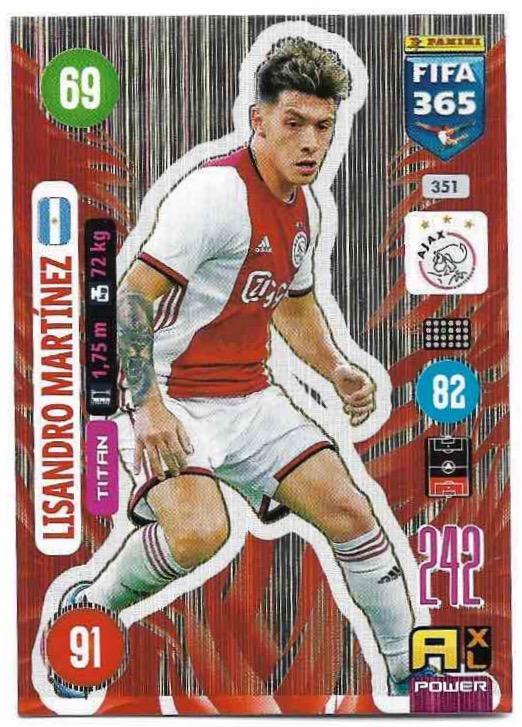 Titan LISANDRO MARTINEZ 2021 Panini FIFA 365