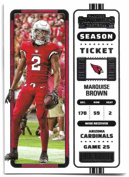 MARQUISE BROWN 2022 Panini Contenders Football