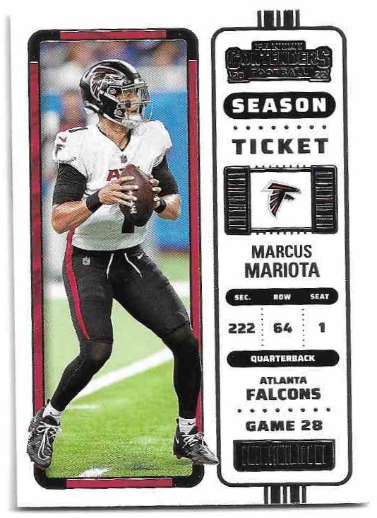 MARCUS MARIOTA 2022 Panini Contenders Football