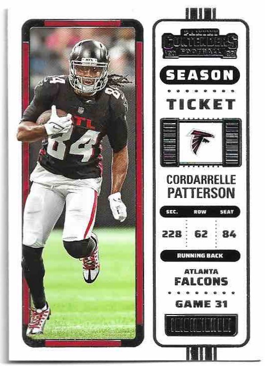 CORDARRELLE PATTERSON 2022 Panini Contenders Football