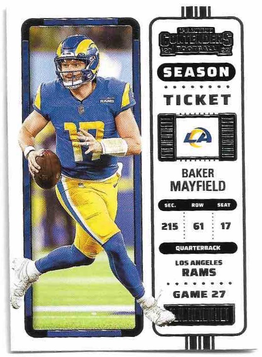 BAKER MAYFIELD 2022 Panini Contenders Football