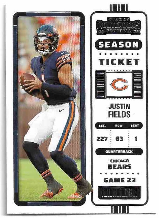 JUSTIN FIELDS 2022 Panini Contenders Football