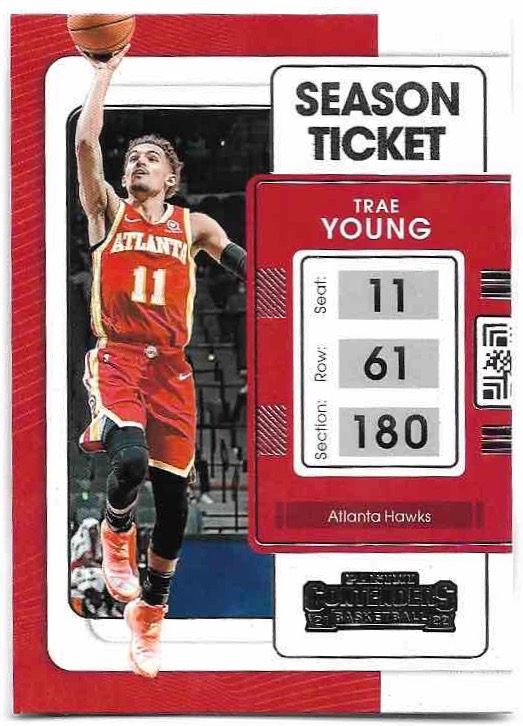 TRAE YOUNG 21-22 Panini Contenders Basketball