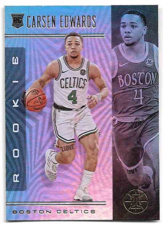 Rookie CARSEN EDWARDS 19-20 Panini Illusions Basketball