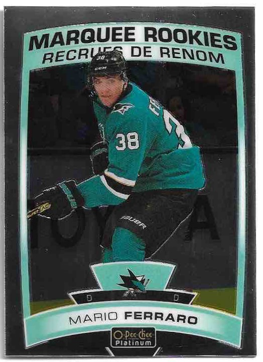 Marquee Rookies MARIO FERRARO 19-20 UD O-Pee-Chee OPC Platinum