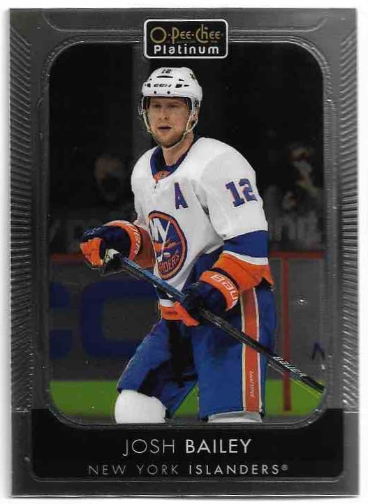 JOSH BAILEY 21-22 UD O-Pee-Chee OPC Platinum