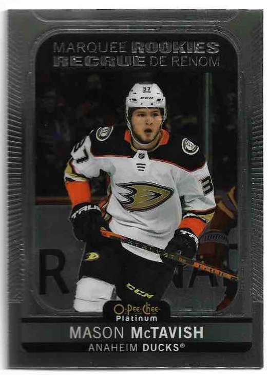 Marquee Rookies MASON MCTAVISH 21-22 UD O-Pee-Chee OPC Platinum