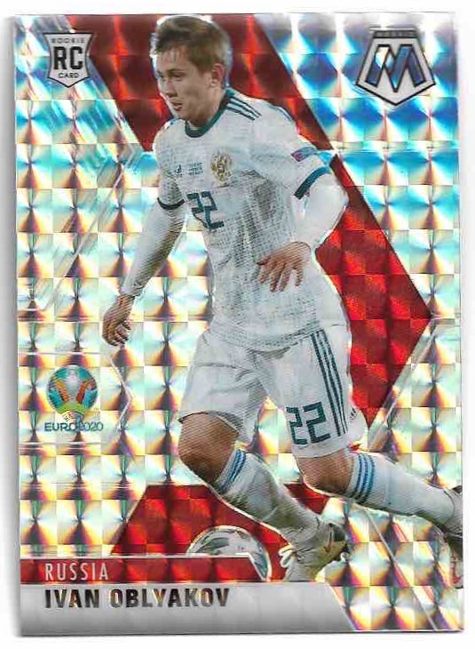 Rookie Mosaic Prizm IVAN OBLYAKOV 2021 Panini Mosaic UEFA Euro Soccer
