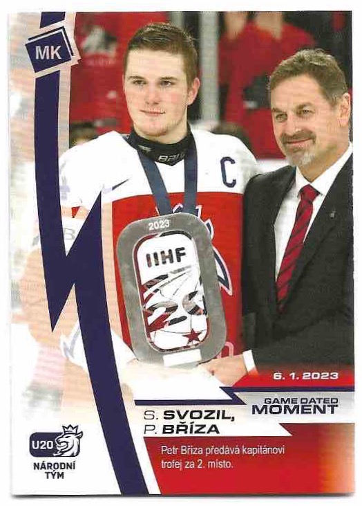 Gold Game Dated Moment STANISLAV SVOZIL/PETR BŘÍZA 2023 MK Národní tým 1of15