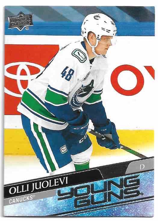 Rookie Young Guns OLLI JUOLEVI 20-21 UD Series 1