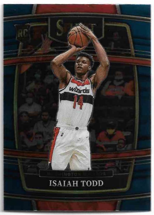 Rookie Blue Concourse ISAIAH TODD 21-22 Panini Select Basketball
