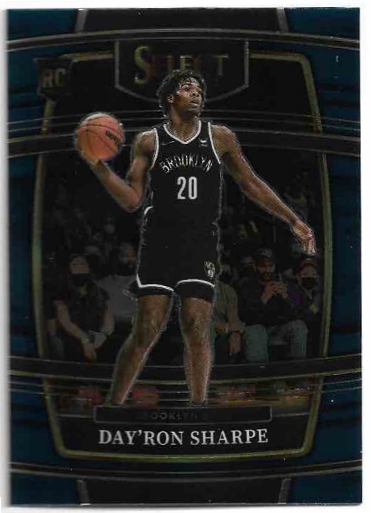 Rookie Blue Concourse DAY'RON SHARPE 21-22 Panini Select Basketball
