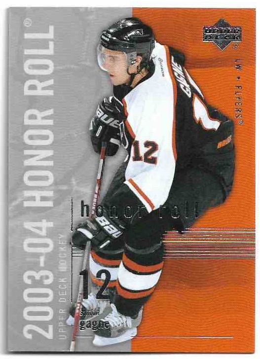 SIMON GAGNE 03-04 UD Honor Roll